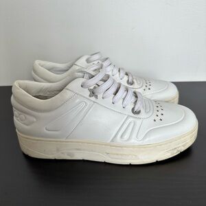 Authentic Jimmy Choo white sneakers